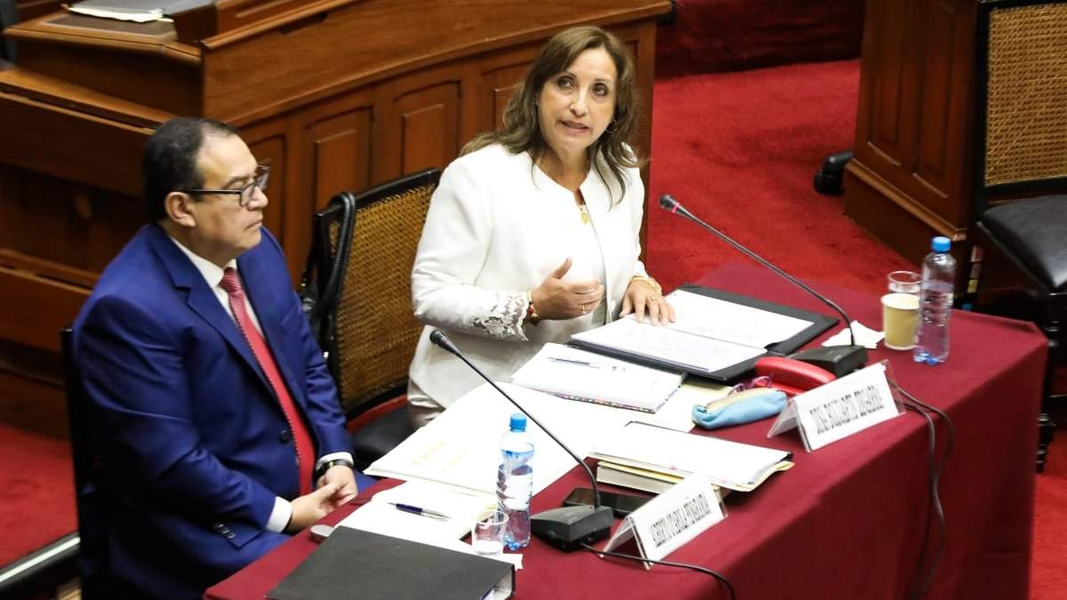 La presidenta peruana