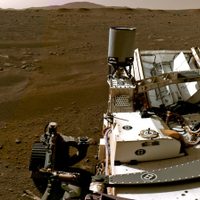 El robot de la NASA en Marte grabó su primer paseo por el planeta rojo