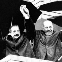 Zapala: reconocimiento al presidente Raúl Alfonsín y al gobernador Felipe Sapag
