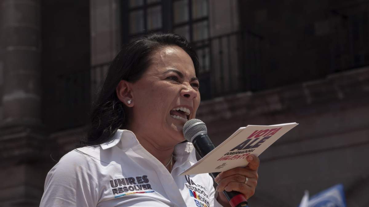 Alejandra del Moral, candidata de la coalición Va por el Estado de México