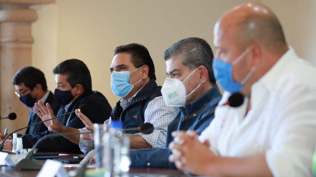 Gobernadores de la Alianza Federalista, en su reunión del domingo 1 de noviembre