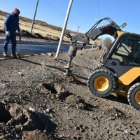 Actividad masiva: Zapala empieza a forestar la bicisenda