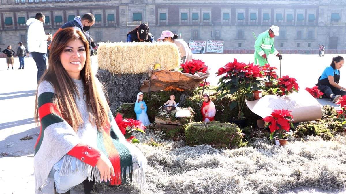 Nacimiento en el Zócalo