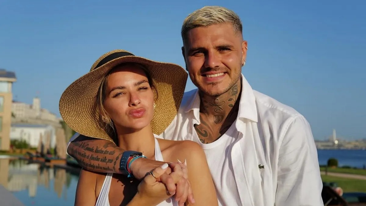 China Suárez y Mauro Icardi. Fuente: (Instagram)