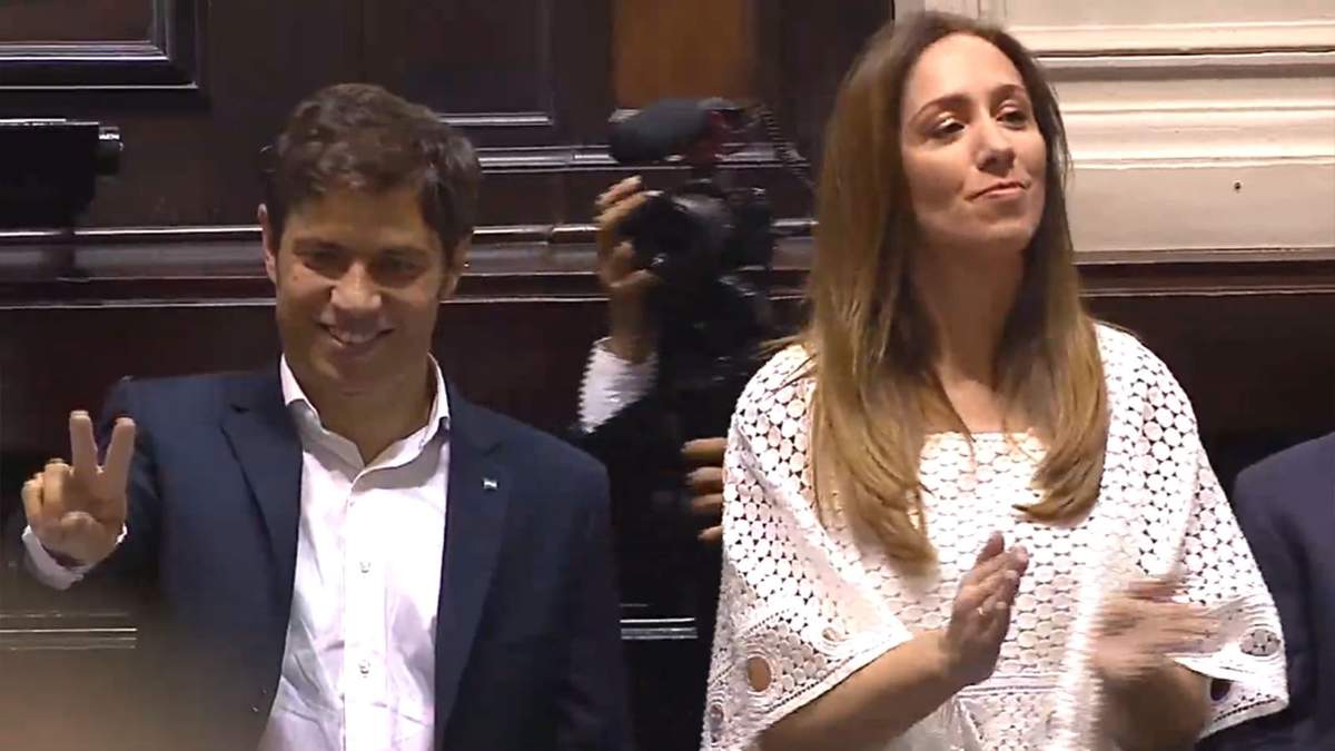 Kicillof y Vidal (foto: Twitter).