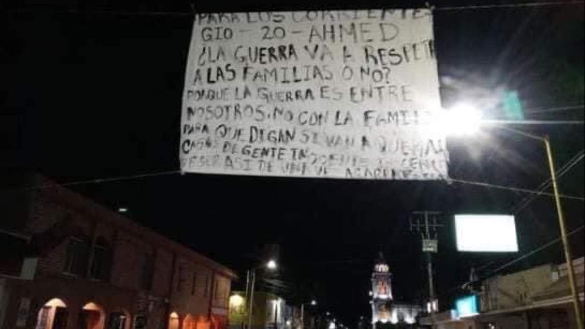 Una de las narcomantas