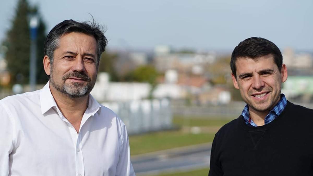 Mansilla junto a Guagliardo. Fuente: (Twitter)