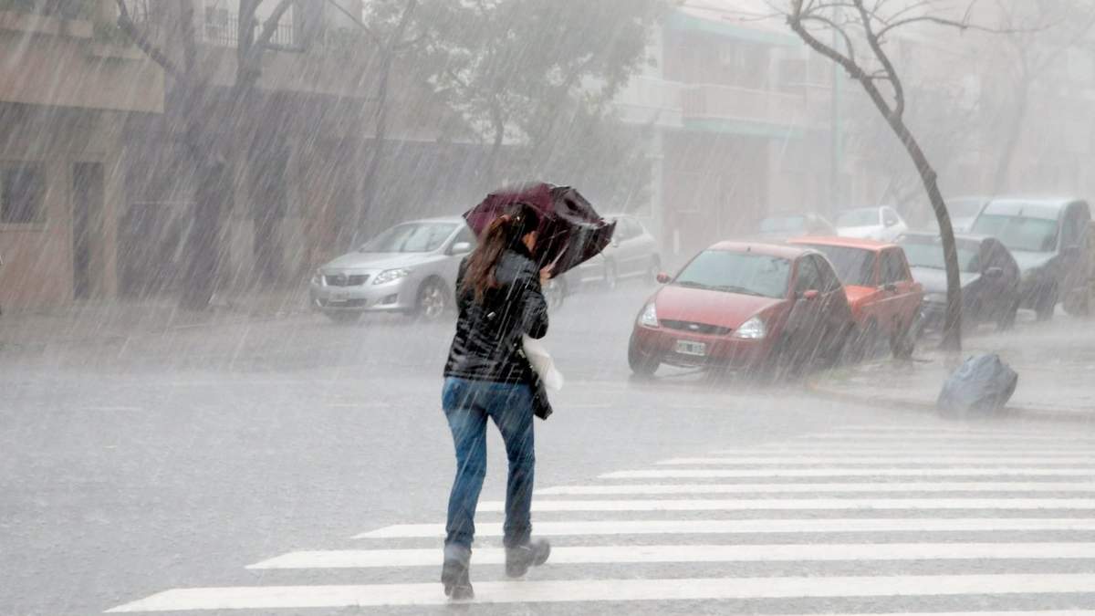 La alerta meteorológica pronostica precipitaciones, fuertes vientos e incluso tormentas. Fuentes: (Twitter)