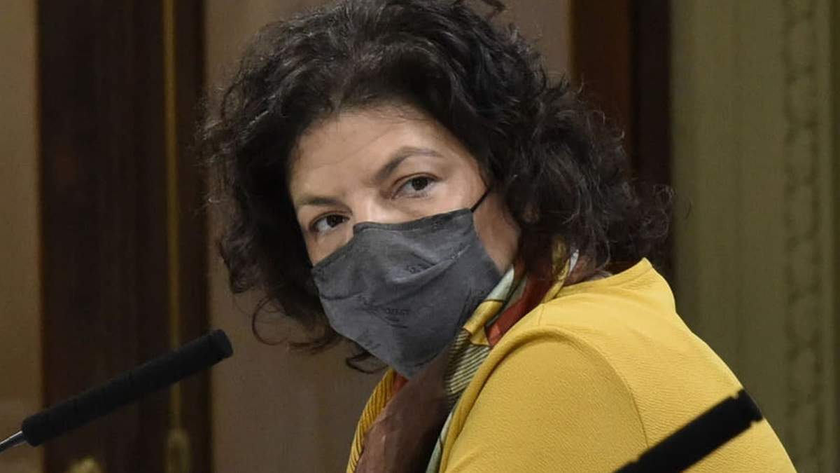 La ministra de Salud, Carla Vizzotti. Fuente: (Twitter)
