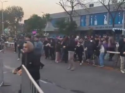 Vecinos de Avellaneda “saquearon” un sándwich gigante de matambre a la pizza
