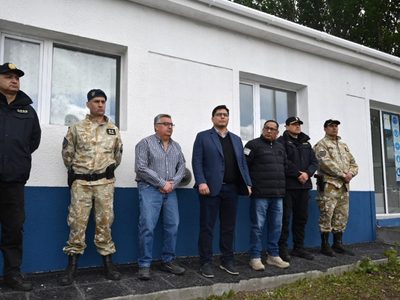 Santa Cruz refuerza su presencia en la frontera con la remodelación del Destacamento Policial Diego Ritchie