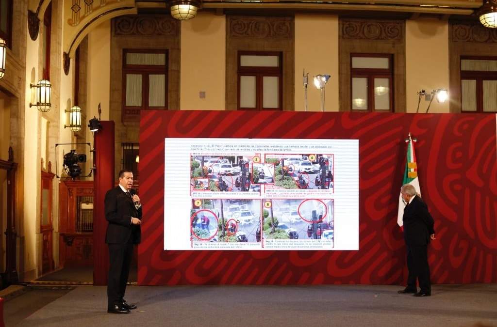 El subsecretario de Seguridad Pública federal (SSPC), Ricardo Mejía Berdeja, en conferencia