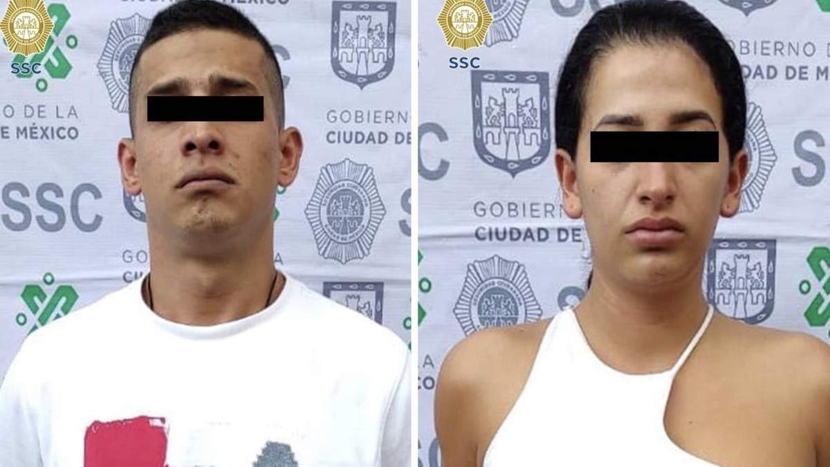 La pareja detenida