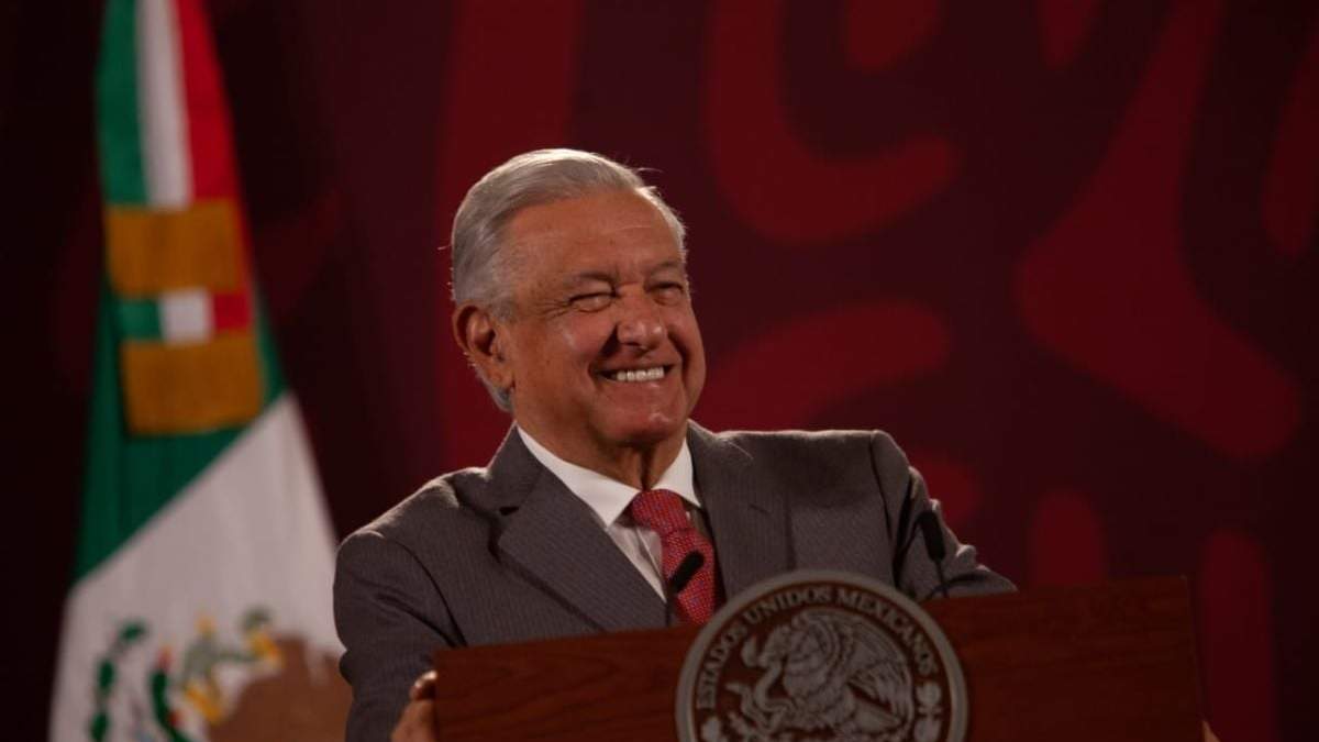 El presidente en su conferencia