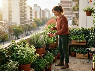 4 plantas balconeras que podés cultivar en otoño y aprovechar también en la cocina