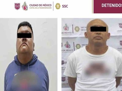 Detienen a dos hombres por asalto en que extranjera recibió disparo tras cambiar divisas en el AIFA
