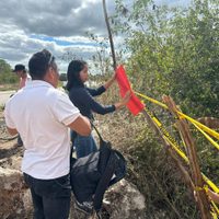 Habitantes de Yaxcopoil detienen destrucción de cenotes y vestigios mayas