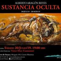 'Sustancia oculta”, del artista Alberto Aragón Reyes, en la Galería Arte de Oaxaca