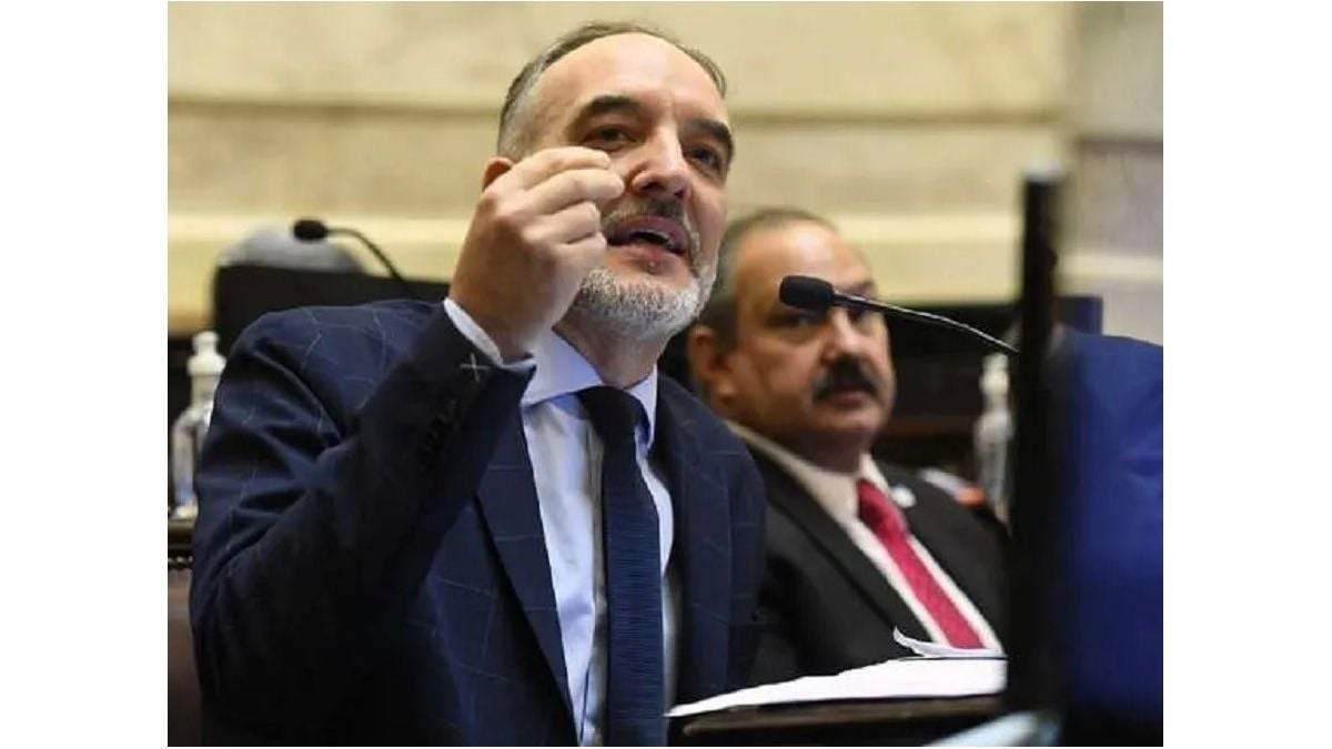 Martin Doñate en el Senado. Fuente: (redes sociales).