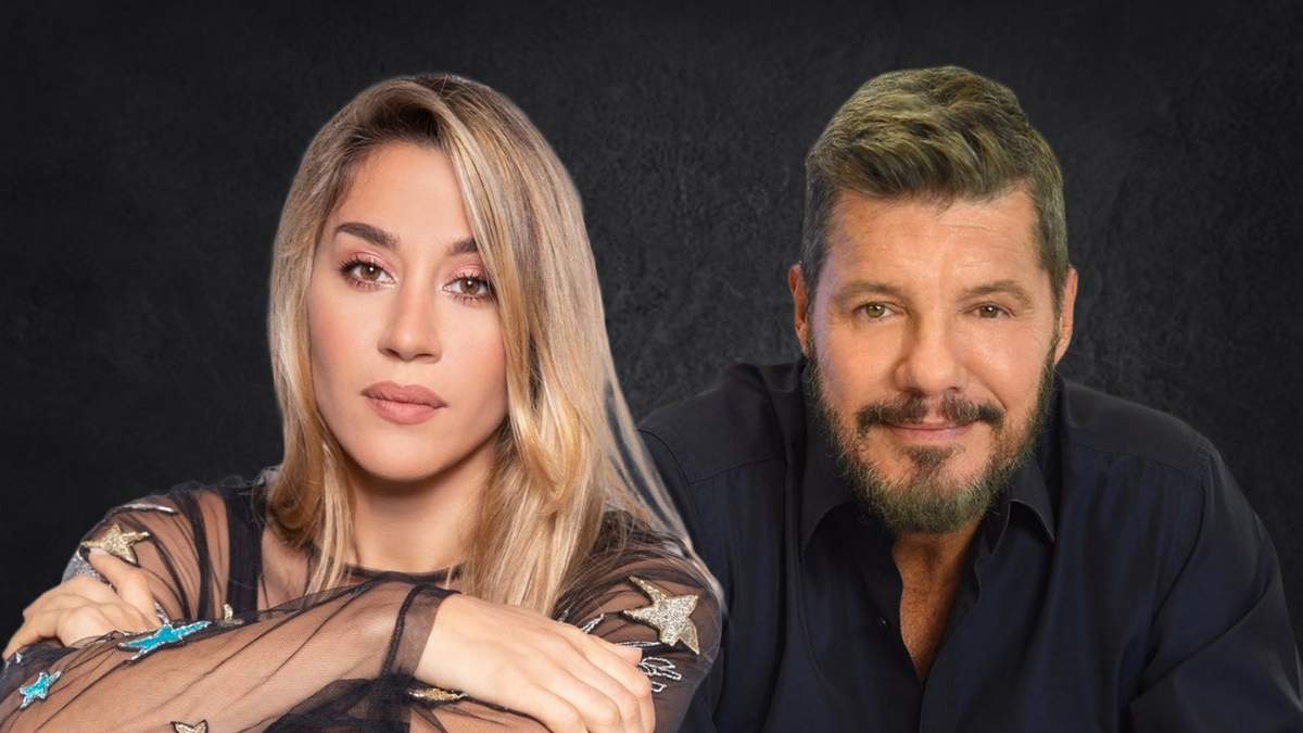 Marcelo Tinelli. Jimena Barón. Fuente: (Minuto Neuquén)