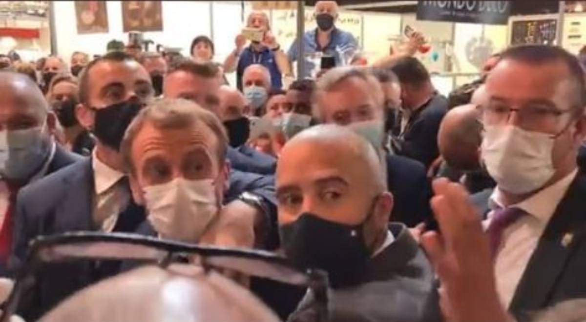El presidente de Francia Emmanuel Macron