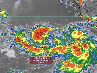Tormenta tropical Emilia se forma en el Pacífico