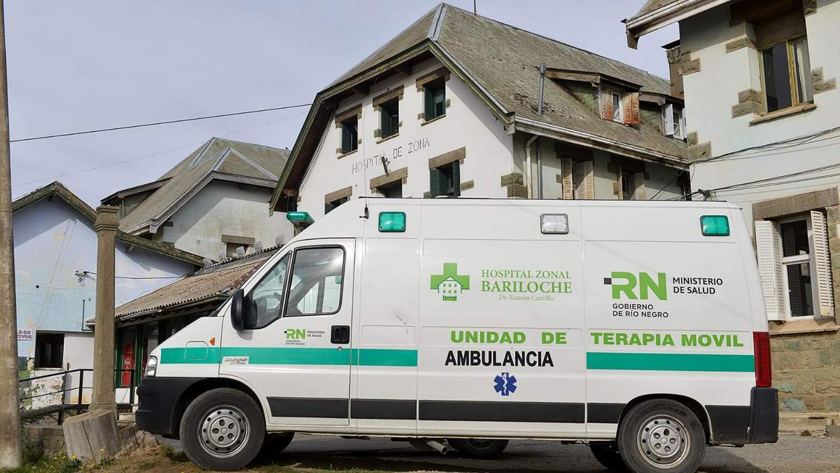 El Hospital Ramón Carrillo de Bariloche. Fuente: (Twitter)