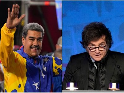 Así fue el choque entre Javier Milei y Nicolás Maduro por las elecciones venezolanas