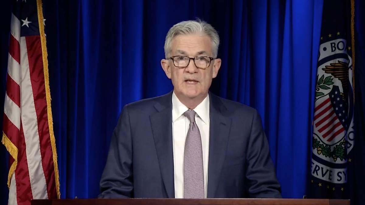 Jerome Powell, presidente de la Fed