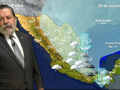 Avanza el frente frío 11 y azotará con heladas; lluvias fuertes el miércoles en estas entidades