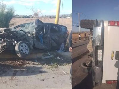 Tres personas murieron en accidente automovilístico, entre ellas había una mujer embarazada