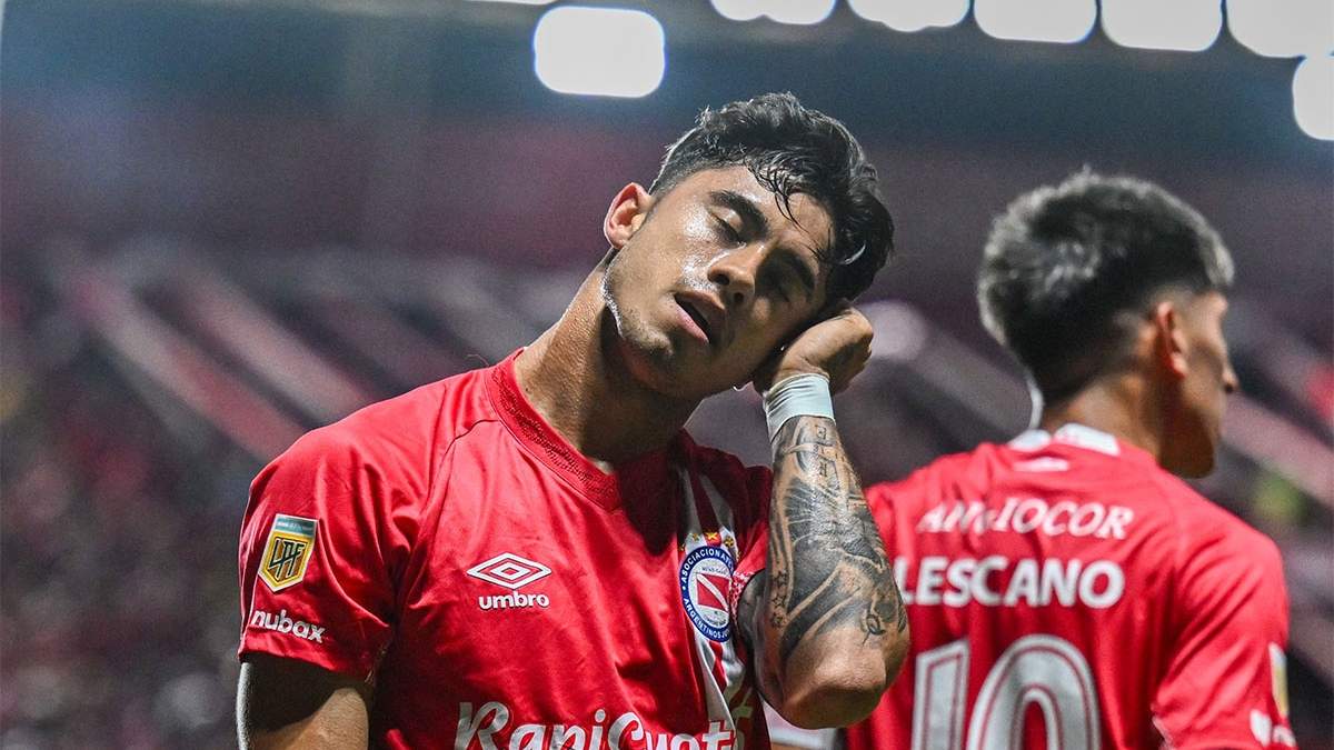 A mimir. Lautaro Giaccone anotó y Argentinos Juniors ganó