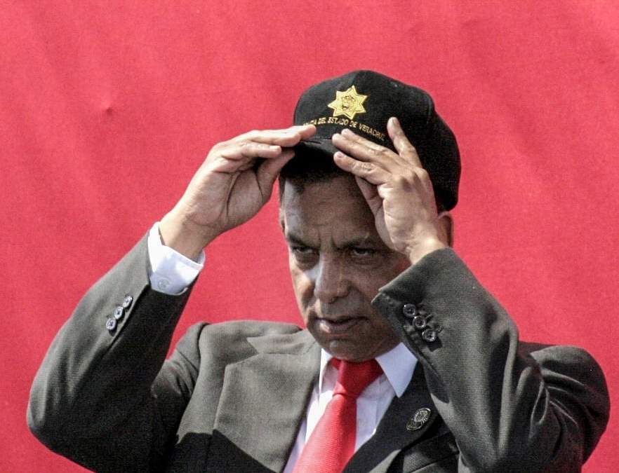 Fidel Herrera Beltrán, gobernador de Veracruz (2004-2010). 28 de febrero de 2006 en Xalapa.