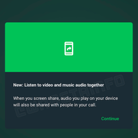 WhatsApp desarrolla una función para escuchar música de manera simultánea con otros usuarios