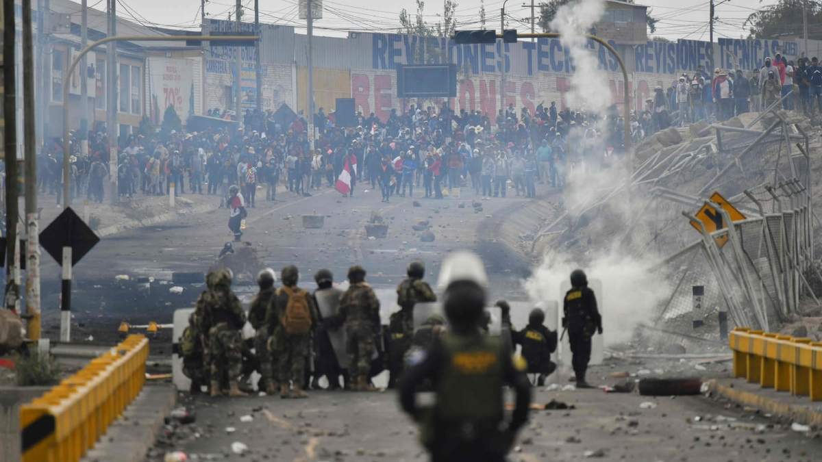 Policía de Perú. Fuente: (Twitter)