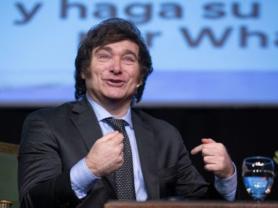 Euforia de LLA tras los resultados de las legislativas