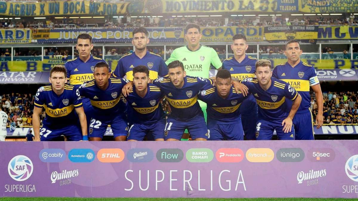 El plantel de Boca. Fuente (Instagram)