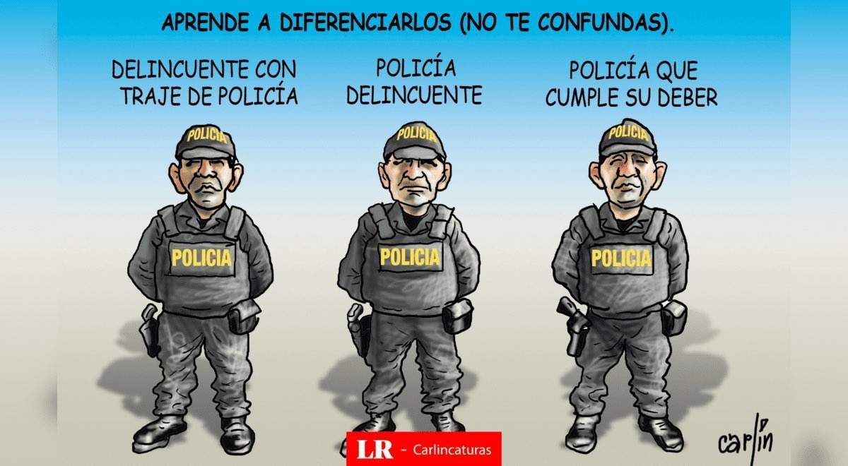 El cartón que ofendió a la policía peruana