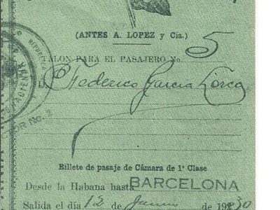Lorca, el pasajero No. 5