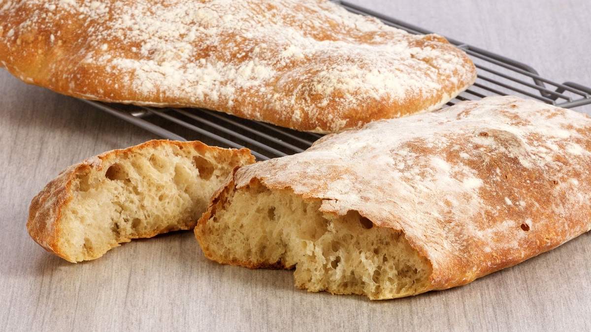 Pan ciabatta. Fuente: (Canal Cocina)