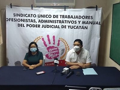 Trabajadores del Poder Judicial de Yucatán reanudarán paro de labores el 10 de enero
