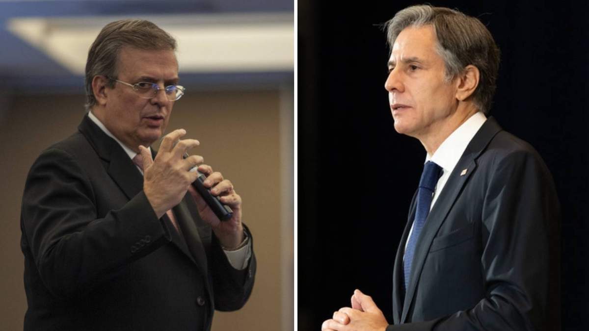 Marcelo Ebrard y Antony Blinken