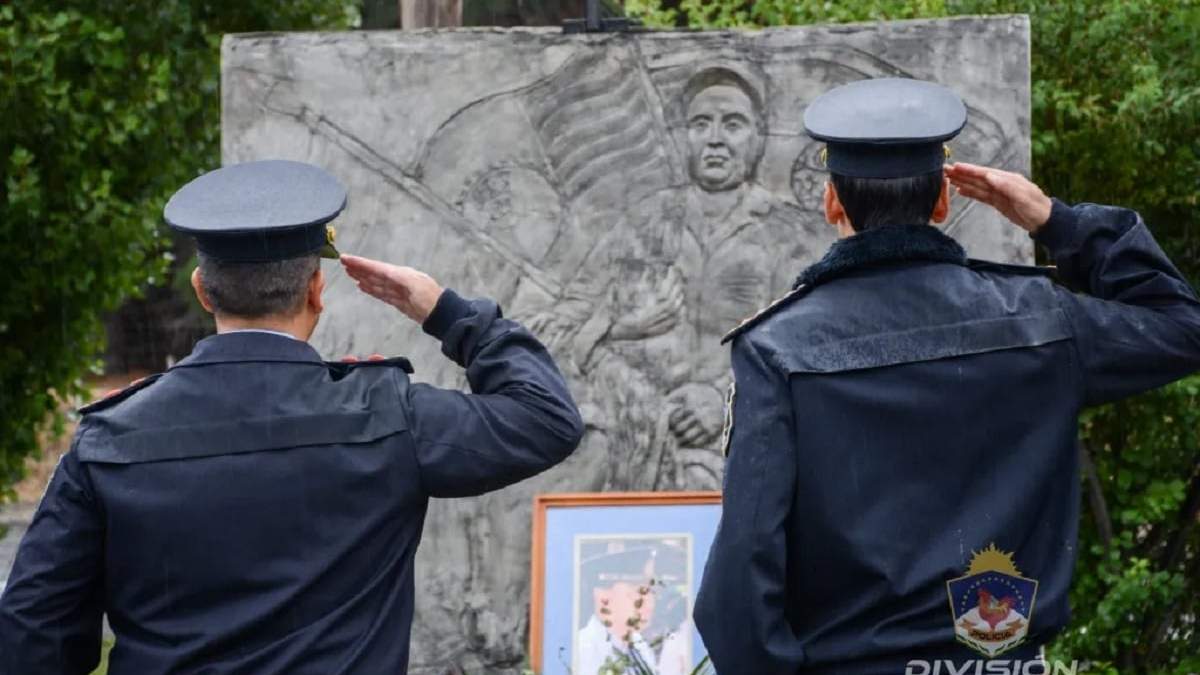 11º aniversario del fallecimiento de José Aigo. Fuente: (Policía de Neuquén)