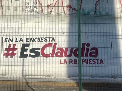Sheinbaum pide a sus simpatizantes que borren bardas y guarden lonas con su propaganda