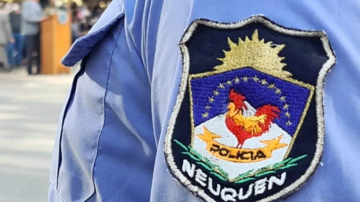 Policía del Neuquén. Fuente: (X)