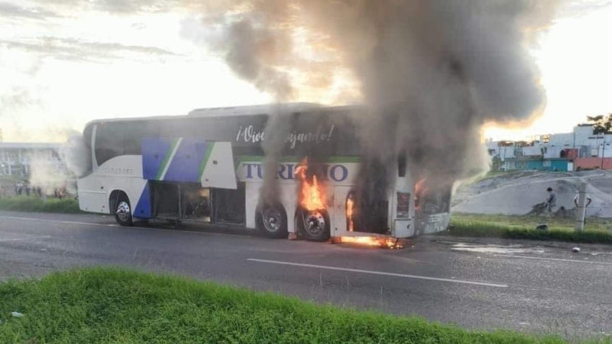 Incendio del autobús
