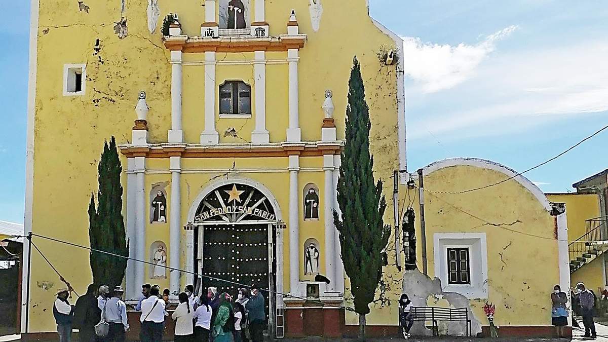 La iglesia de San Pedro Cuaco