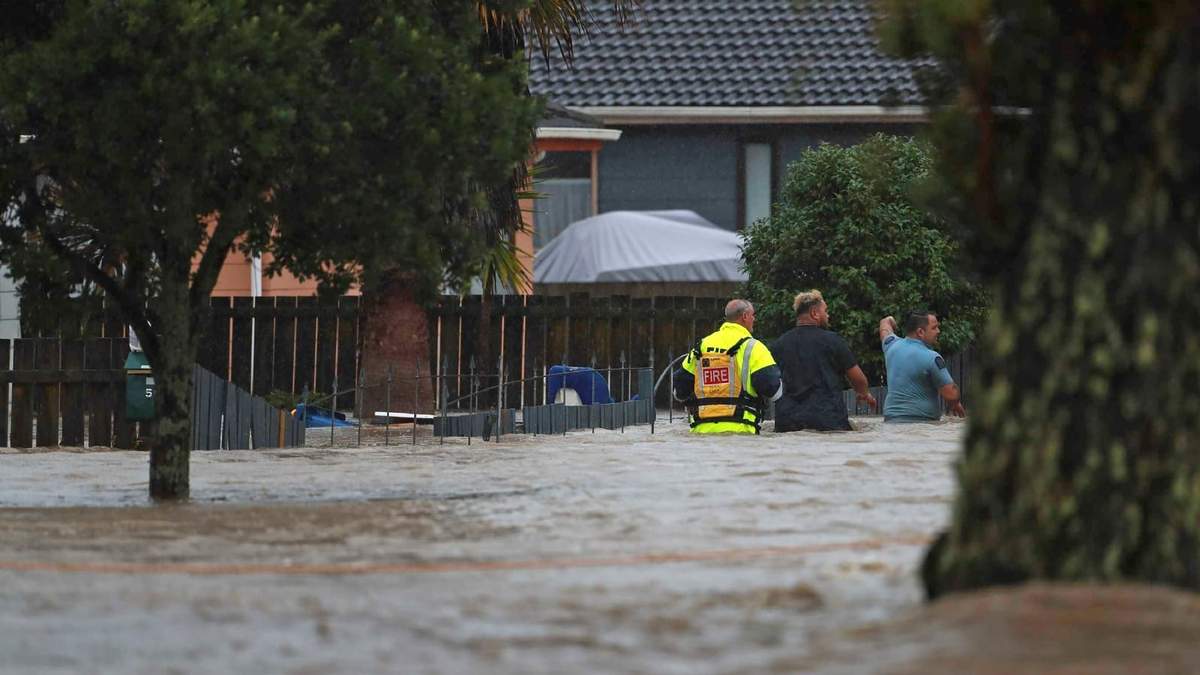 Inundación Nueva Zelanda. Fuente (Twitter)