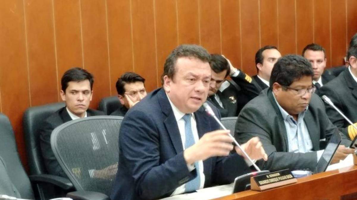 El senador colombiano Eduardo Pulgar Daza: Foto: @ComisionVII