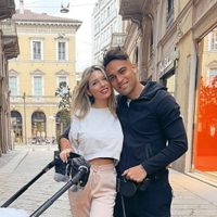 Tras el susto, Agustina Gandolfo mostró cómo fue el reencuentro de su hija con Lautaro Martínez